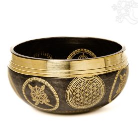 Különleges géppel készített mantrás hangtál - kicsi