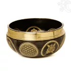 Különleges géppel készített mantrás hangtál - kicsi