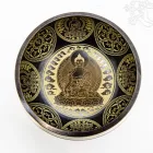 Különleges géppel készített mantrás hangtál - közepes