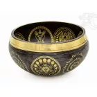 Különleges géppel készített mantrás hangtál - közepes