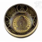 Különleges géppel készített mantrás hangtál - közepes