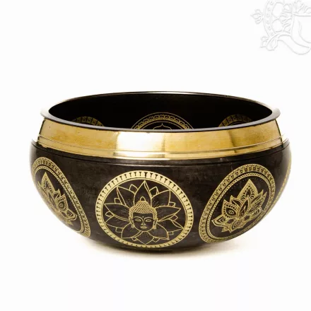 Különleges géppel készített mantrás hangtál - közepes