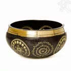 Különleges géppel készített mantrás hangtál - közepes