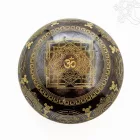 Különleges géppel készített mantrás hangtál - nagy