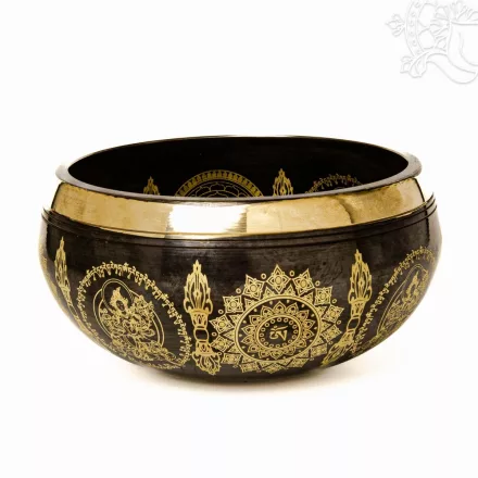 Különleges géppel készített mantrás hangtál - nagy