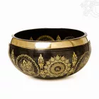 Különleges géppel készített mantrás hangtál - nagy