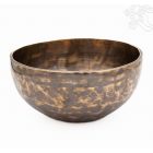 7 fémes, kézzel kalapált hangtál, antikolt - 1062 g