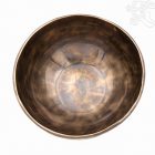 7 fémes, kézzel kalapált hangtál, antikolt - 1062 g