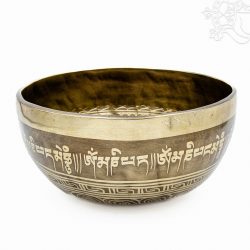 7 fémes kézi mantrás hangtál - 1077 g