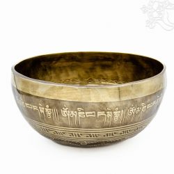 7 fémes kézi mantrás hangtál - 1188 g