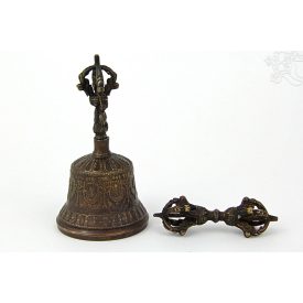 Csengő és vadzsra, fekete, kicsi