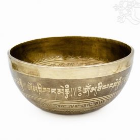 7 fémes kézi mantrás hangtál - 1260 g