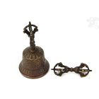 Csengő és vadzsra, fekete, kicsi