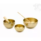 3 darabos 7 fémes kézi hangtál szett