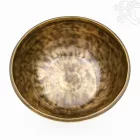 7 fémes, kézzel kalapált hangtál, antikolt - 1440 g