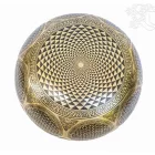 7 fémes, Buddha lábnyom-os, mantrás hangtál ritkaság - 10,39 kg