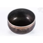 Géppel készített 7 fémes, mantrás, sötét hangtál - nagy