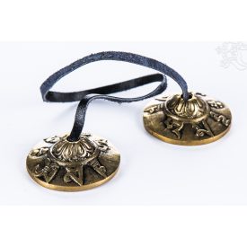 Tingsha az Om Mani Padme Hum mantrával - 4,5 cm