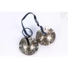 Tingsha a tibeti 8 szerencsejellel, prémium minőségű- 4,5 cm