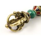 Vadzsra türkiz, korall, lápisz berakással - 14 cm