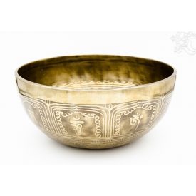 7 fémes kézi mantrás hangtál - 1577 g