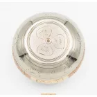 Géppel készített 7 fémes, 3 színű OM dombor mintás hangtál - 9,5 cm