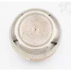 Géppel készített 7 fémes, 3 színű, Buddha dombor mintás hangtál - 11 cm