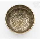 Géppel készített 7 fémes, 3 színű, OM dombor mintás hangtál - 11 cm