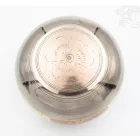 Géppel készített 7 fémes, 3 színű, OM dombor mintás hangtál - 14 cm