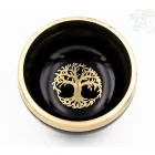 Géppel készített 7 fémes, életfa hangtál - 14 cm