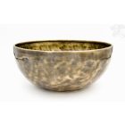 7 fémes, kézzel kalapált hangtál, antikolt - 1856 g