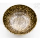 7 fémes, kézzel kalapált hangtál, antikolt - 1856 g