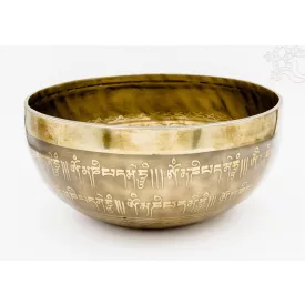 7 fémes kézi mantrás hangtál - 1244 g