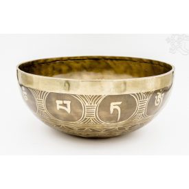 7 fémes kézi mantrás hangtál - 1609 g