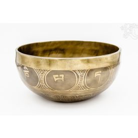 7 fémes kézi mantrás hangtál - 1123 g