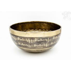 7 fémes kézi mantrás hangtál - 1490 g