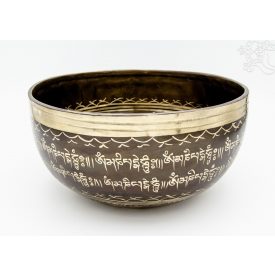 7 fémes kézi mantrás hangtál - 1408 g