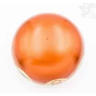 Géppel készített 7 fémes, narancssárga színű, 7 csakra mintás hangtál - 13 cm