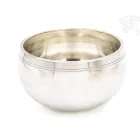 Géppel készített ezüst színű hangtál - 11 cm