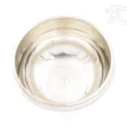 Géppel készített ezüst színű hangtál - 11 cm