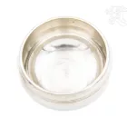 Géppel készített ezüst színű hangtál - 12 cm