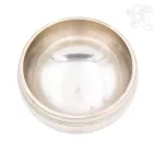 Géppel készített ezüst színű hangtál - 14 cm