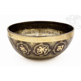 7 fémes kézi mantrás hangtál - 1282 g