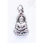 Mini Buddha ezüst medál