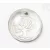 Magas hegyi hegyikristályból készült kerek medál/amulett életfával