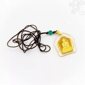 Shakyamuni Buddha arany színű medál