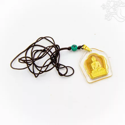 Shakyamuni Buddha arany színű medál