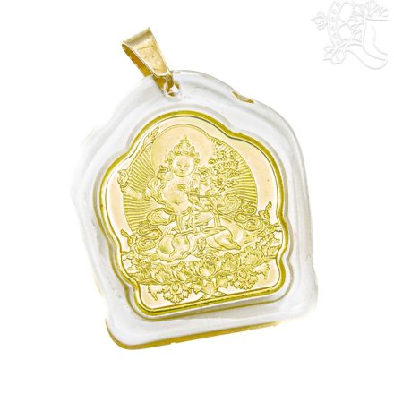 Manjushri arany színű medál