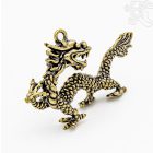 Sárkány alakú réz medál