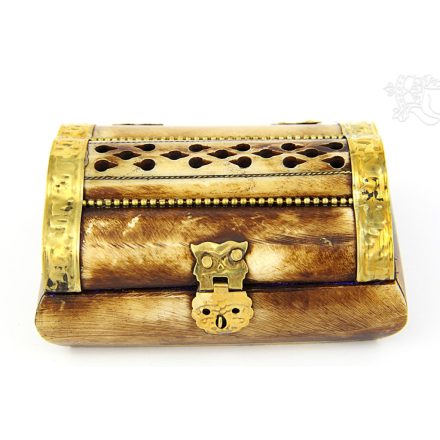 Csont ékszertartó doboz, téglalap, nagy